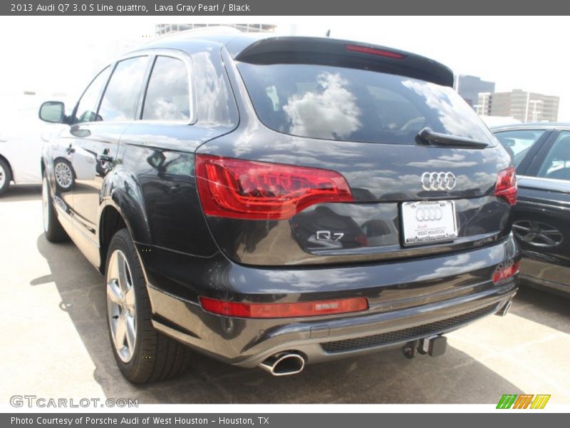 Lava Gray Pearl / Black 2013 Audi Q7 3.0 S Line quattro