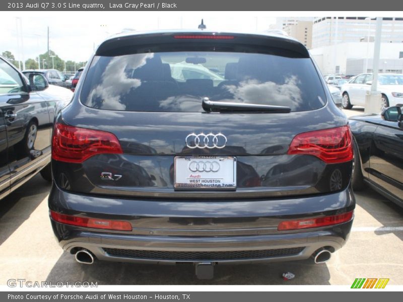 Lava Gray Pearl / Black 2013 Audi Q7 3.0 S Line quattro
