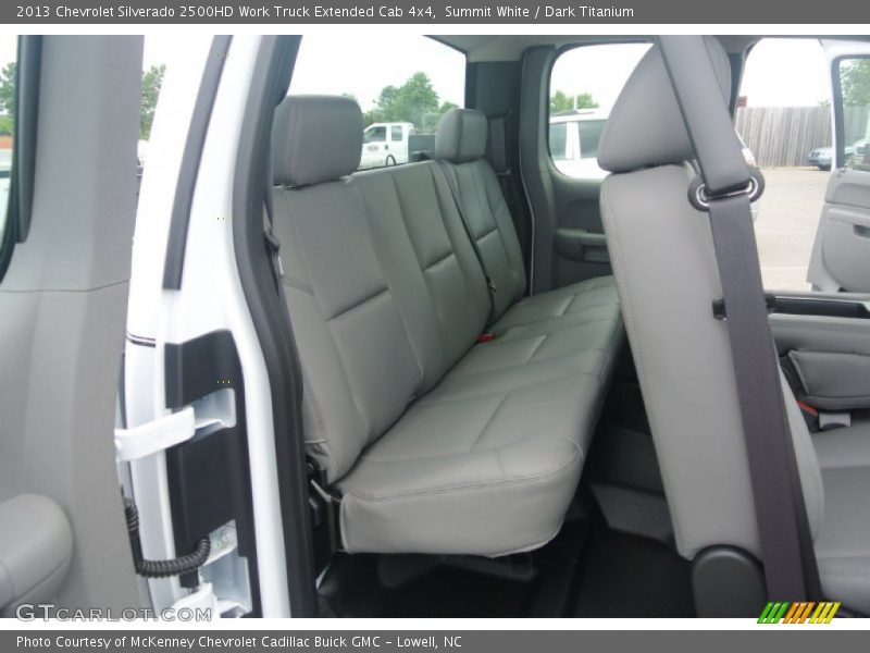 Rear Seat of 2013 Silverado 2500HD Work Truck Extended Cab 4x4