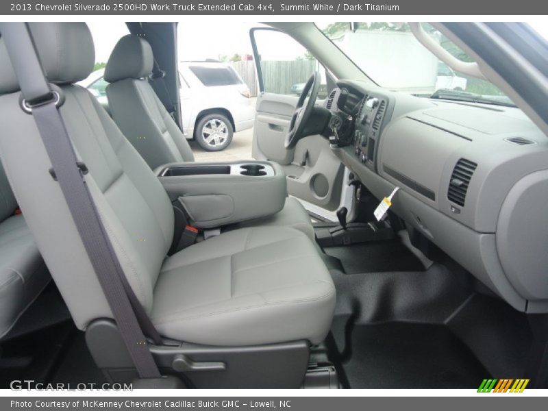 Front Seat of 2013 Silverado 2500HD Work Truck Extended Cab 4x4