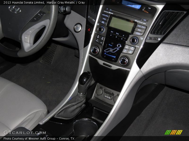 Harbor Gray Metallic / Gray 2013 Hyundai Sonata Limited