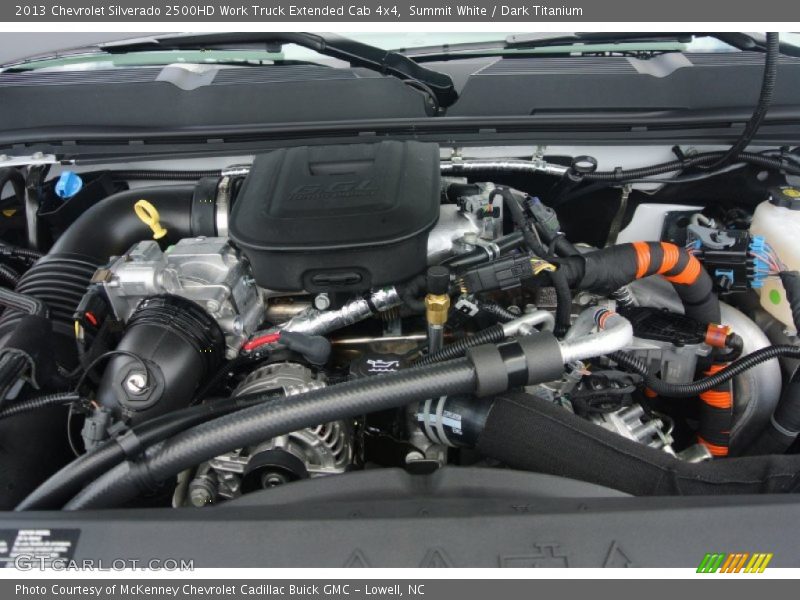  2013 Silverado 2500HD Work Truck Extended Cab 4x4 Engine - 6.6 Liter OHV 32-Valve Duramax Turbo-Diesel V8