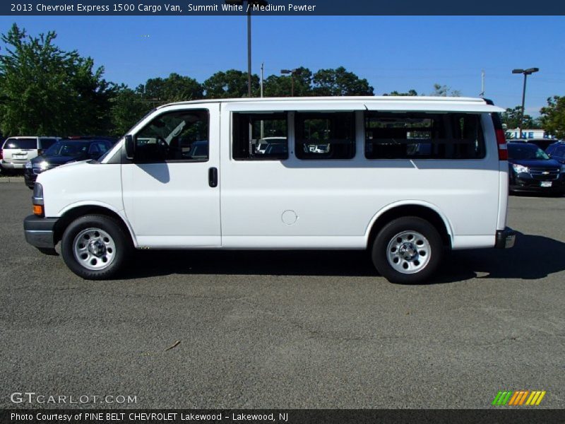 Summit White / Medium Pewter 2013 Chevrolet Express 1500 Cargo Van