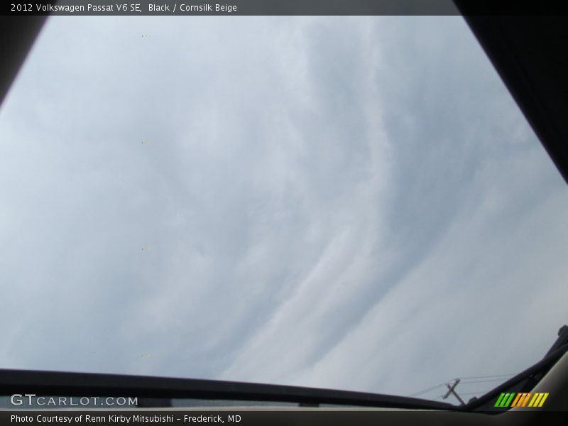 Black / Cornsilk Beige 2012 Volkswagen Passat V6 SE