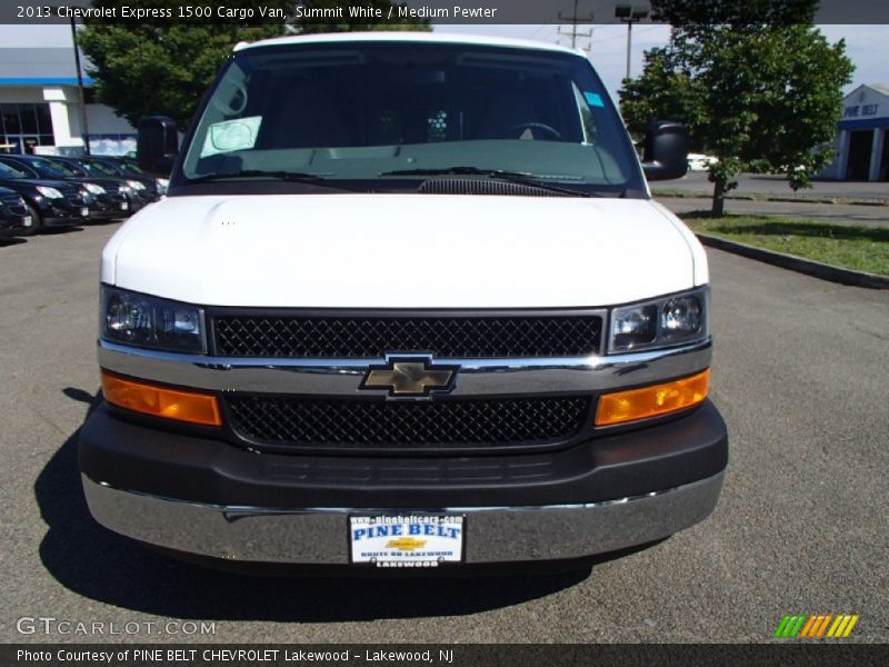 Summit White / Medium Pewter 2013 Chevrolet Express 1500 Cargo Van