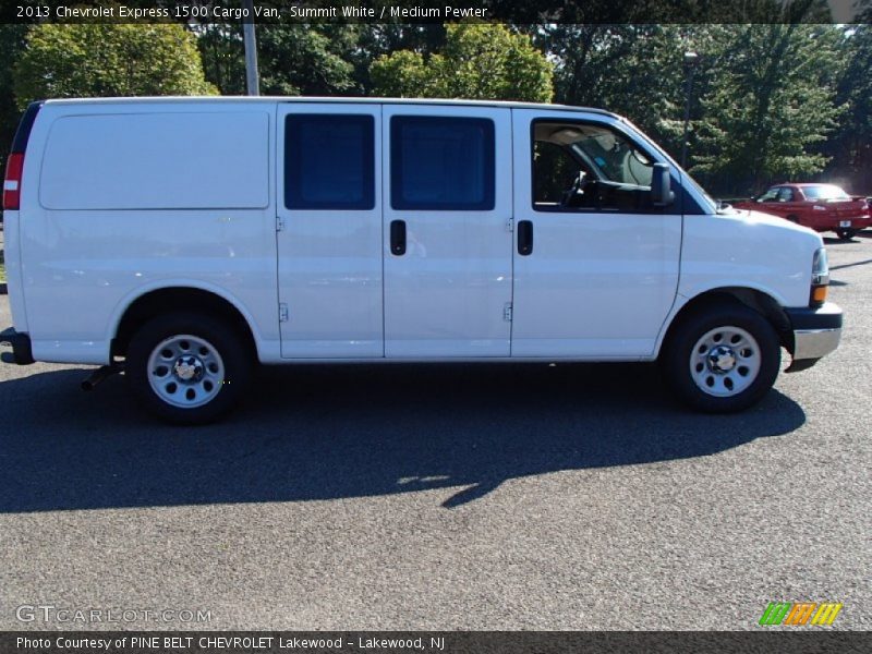 Summit White / Medium Pewter 2013 Chevrolet Express 1500 Cargo Van