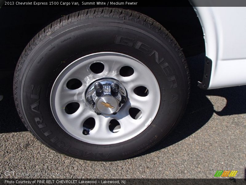 Summit White / Medium Pewter 2013 Chevrolet Express 1500 Cargo Van