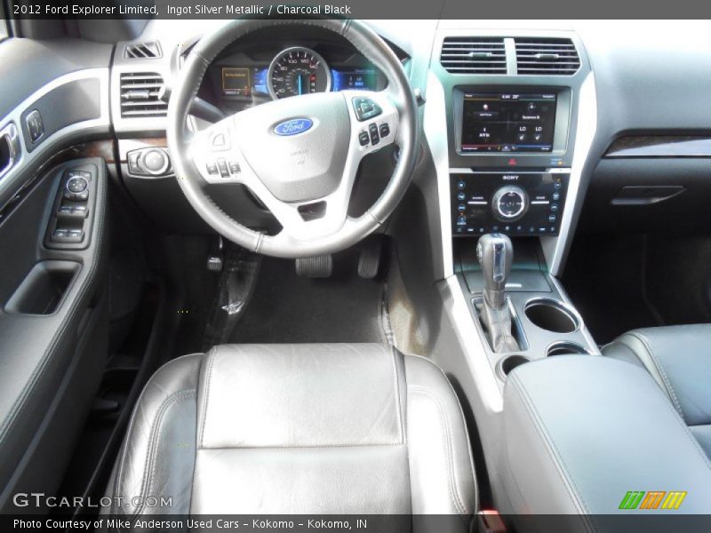 Ingot Silver Metallic / Charcoal Black 2012 Ford Explorer Limited