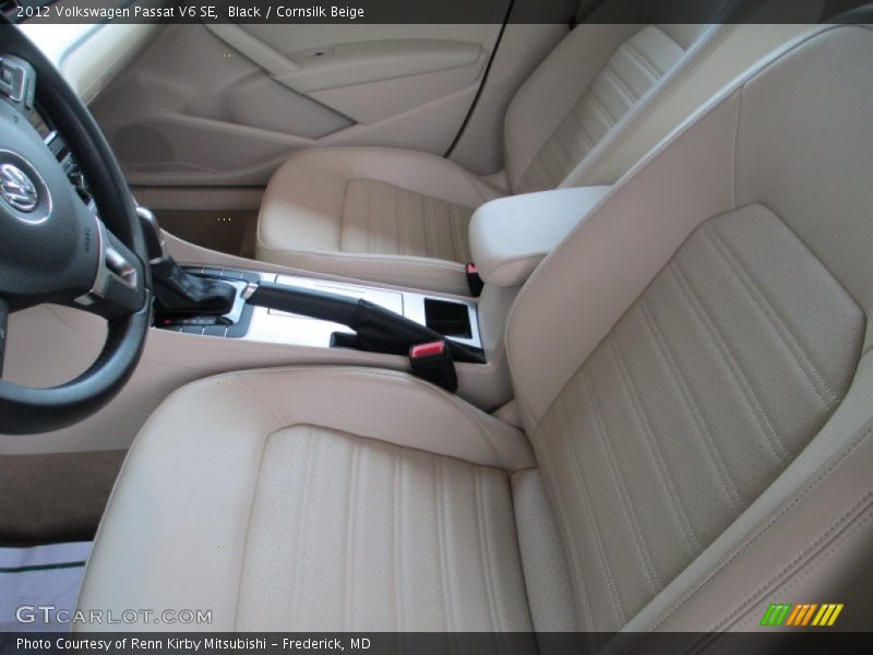 Black / Cornsilk Beige 2012 Volkswagen Passat V6 SE
