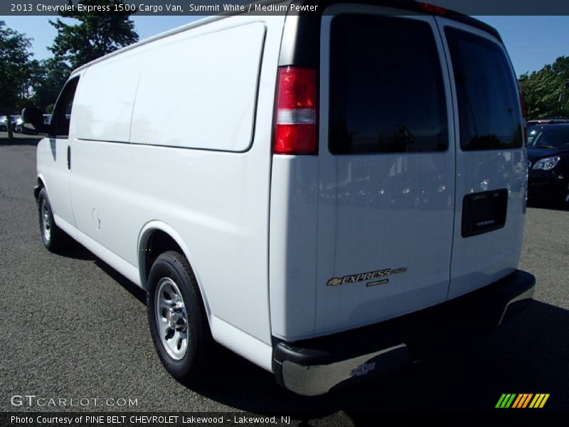 Summit White / Medium Pewter 2013 Chevrolet Express 1500 Cargo Van