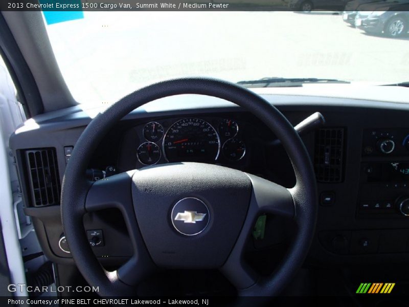 Summit White / Medium Pewter 2013 Chevrolet Express 1500 Cargo Van