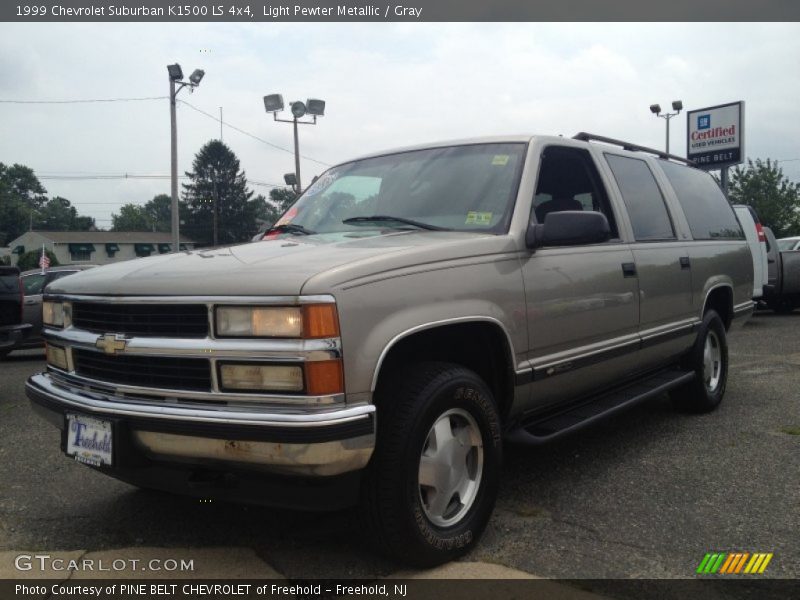 Light Pewter Metallic / Gray 1999 Chevrolet Suburban K1500 LS 4x4