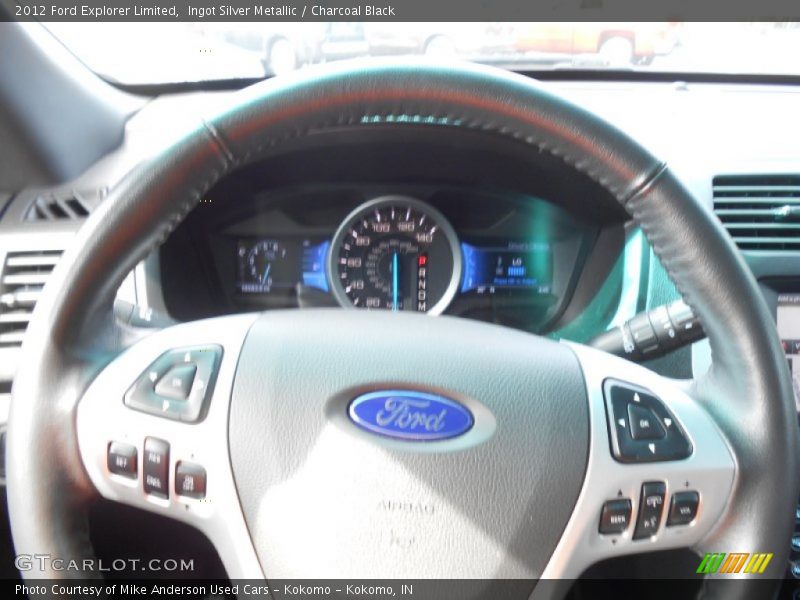 Ingot Silver Metallic / Charcoal Black 2012 Ford Explorer Limited
