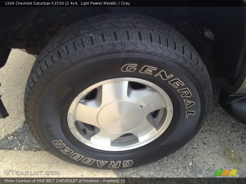 Light Pewter Metallic / Gray 1999 Chevrolet Suburban K1500 LS 4x4