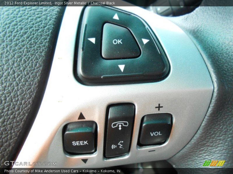 Ingot Silver Metallic / Charcoal Black 2012 Ford Explorer Limited