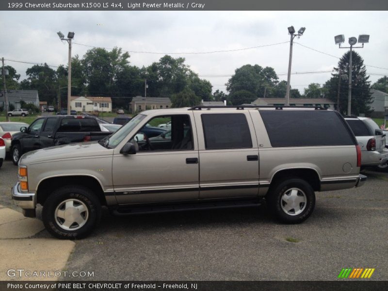 Light Pewter Metallic / Gray 1999 Chevrolet Suburban K1500 LS 4x4