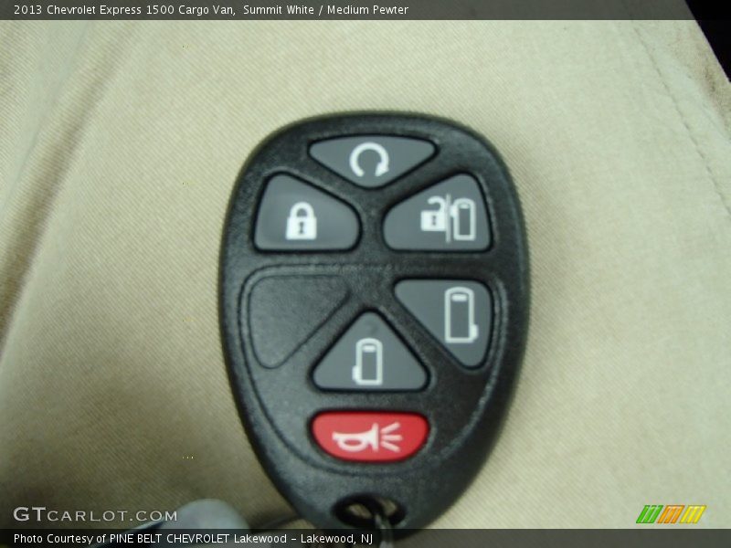 Summit White / Medium Pewter 2013 Chevrolet Express 1500 Cargo Van