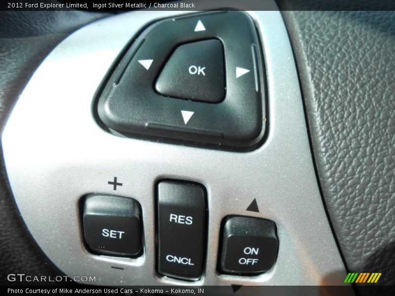 Ingot Silver Metallic / Charcoal Black 2012 Ford Explorer Limited