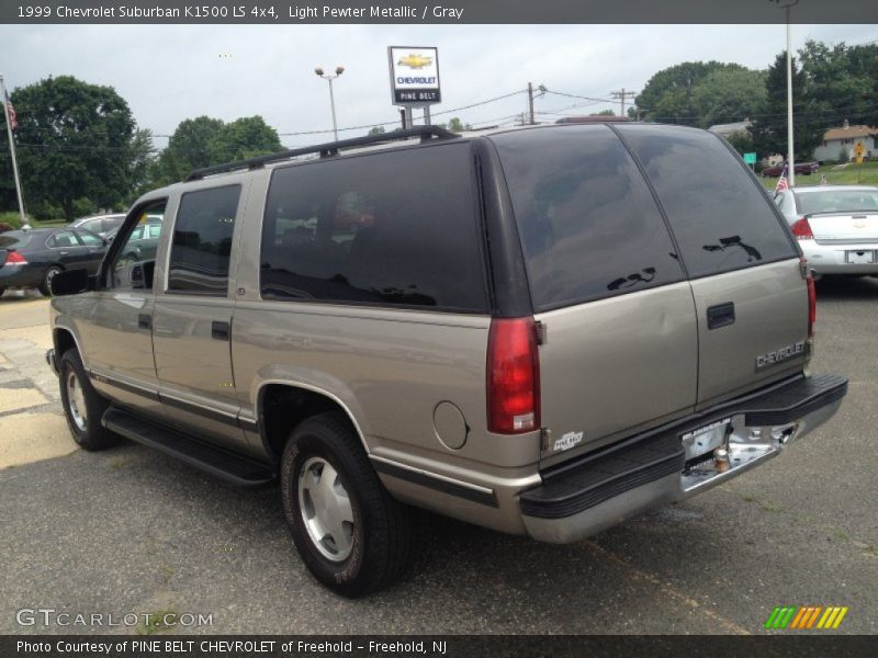 Light Pewter Metallic / Gray 1999 Chevrolet Suburban K1500 LS 4x4