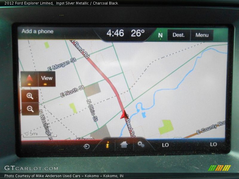 Ingot Silver Metallic / Charcoal Black 2012 Ford Explorer Limited