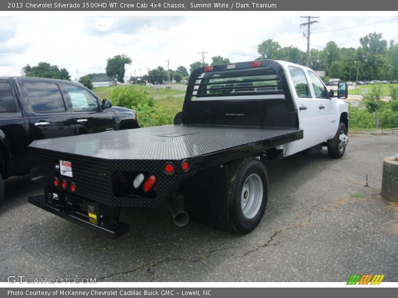 Summit White / Dark Titanium 2013 Chevrolet Silverado 3500HD WT Crew Cab 4x4 Chassis