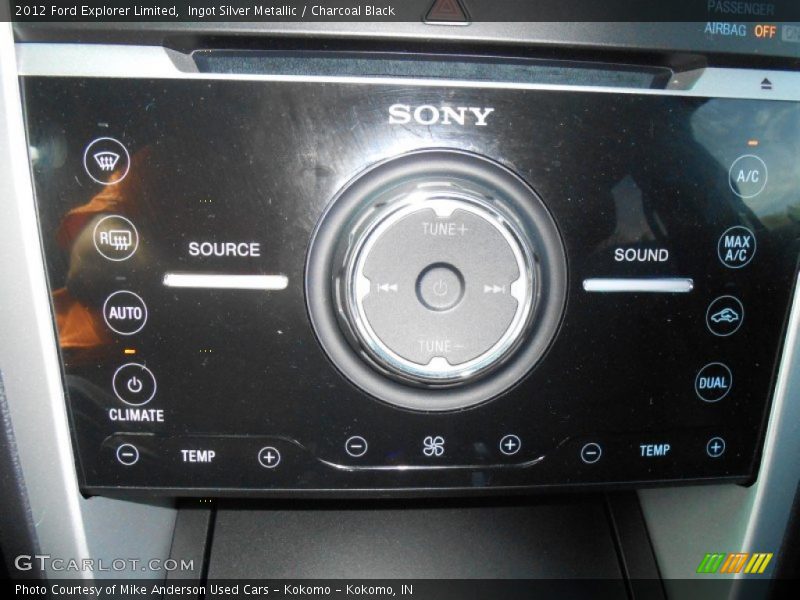 Ingot Silver Metallic / Charcoal Black 2012 Ford Explorer Limited
