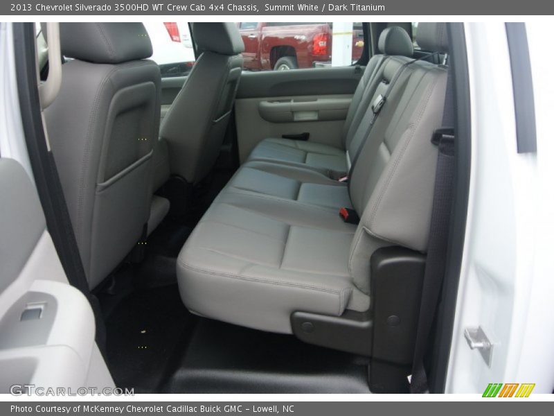 Summit White / Dark Titanium 2013 Chevrolet Silverado 3500HD WT Crew Cab 4x4 Chassis