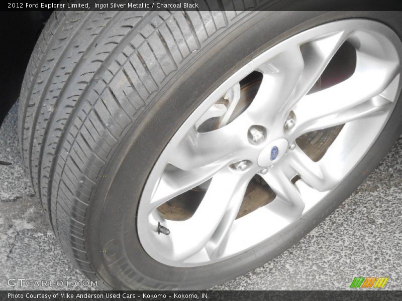 Ingot Silver Metallic / Charcoal Black 2012 Ford Explorer Limited