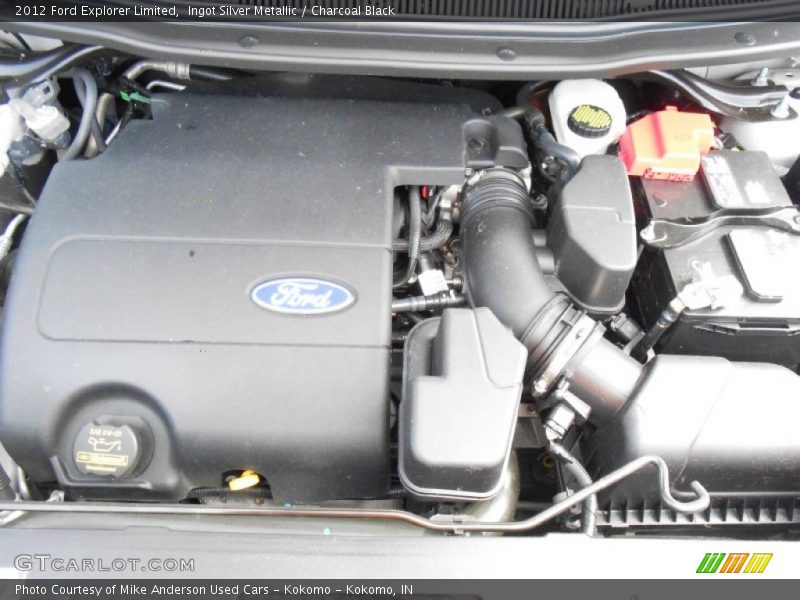 Ingot Silver Metallic / Charcoal Black 2012 Ford Explorer Limited