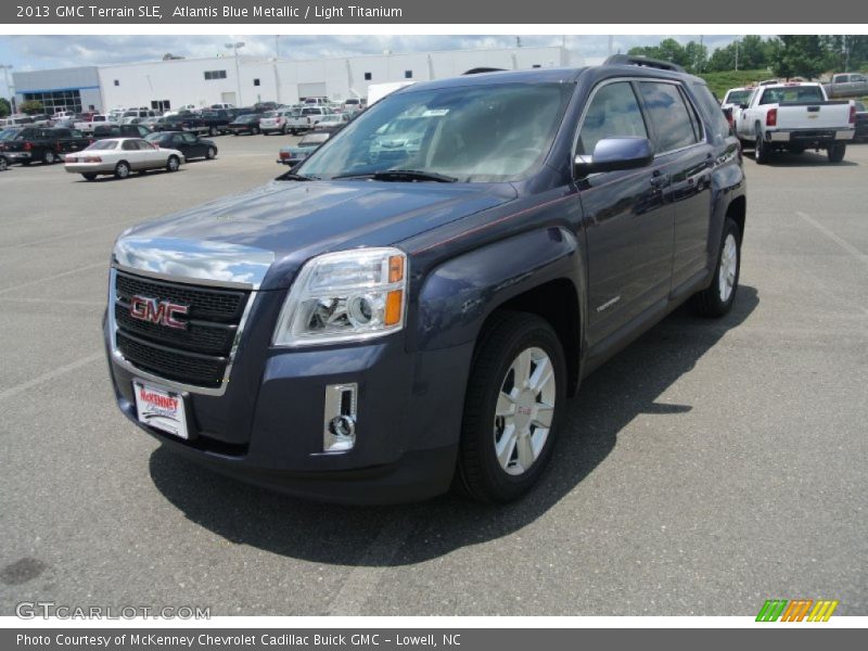 Atlantis Blue Metallic / Light Titanium 2013 GMC Terrain SLE