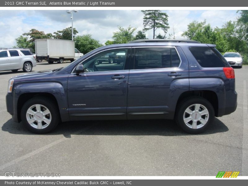 Atlantis Blue Metallic / Light Titanium 2013 GMC Terrain SLE