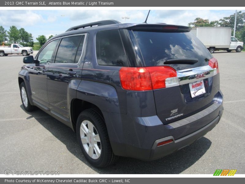 Atlantis Blue Metallic / Light Titanium 2013 GMC Terrain SLE