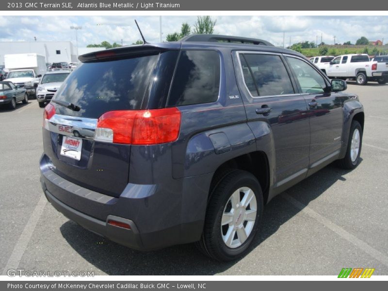 Atlantis Blue Metallic / Light Titanium 2013 GMC Terrain SLE