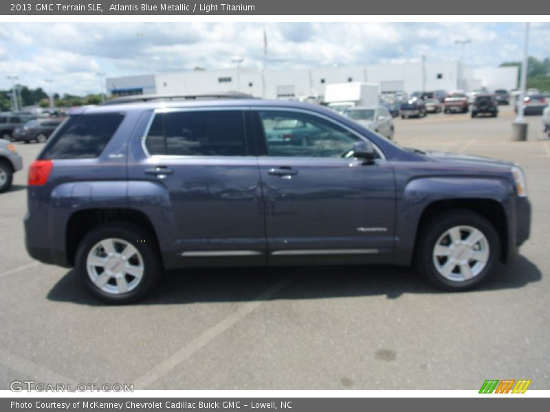Atlantis Blue Metallic / Light Titanium 2013 GMC Terrain SLE