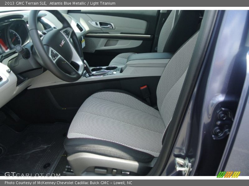 Atlantis Blue Metallic / Light Titanium 2013 GMC Terrain SLE