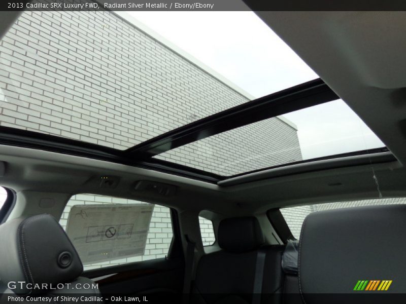 Radiant Silver Metallic / Ebony/Ebony 2013 Cadillac SRX Luxury FWD
