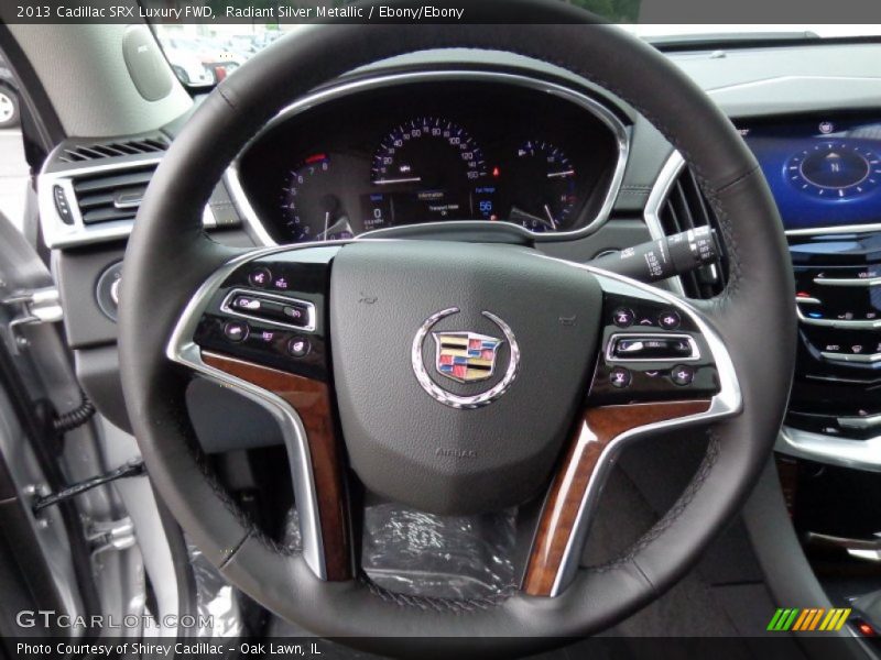 Radiant Silver Metallic / Ebony/Ebony 2013 Cadillac SRX Luxury FWD