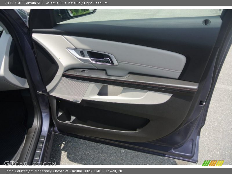 Atlantis Blue Metallic / Light Titanium 2013 GMC Terrain SLE