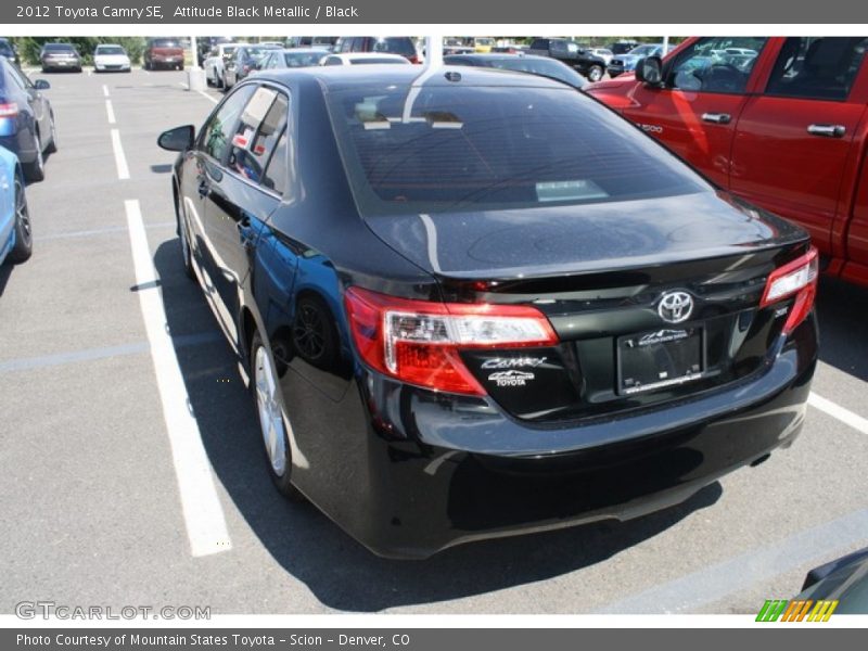 Attitude Black Metallic / Black 2012 Toyota Camry SE