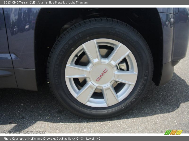 Atlantis Blue Metallic / Light Titanium 2013 GMC Terrain SLE