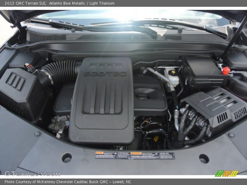 Atlantis Blue Metallic / Light Titanium 2013 GMC Terrain SLE
