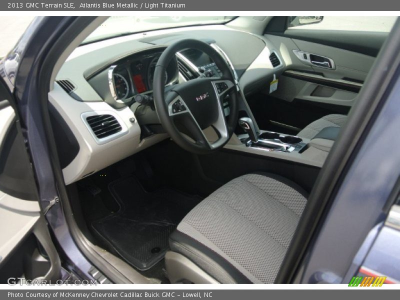 Atlantis Blue Metallic / Light Titanium 2013 GMC Terrain SLE