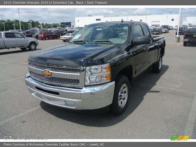 Black / Dark Titanium 2013 Chevrolet Silverado 1500 LS Extended Cab