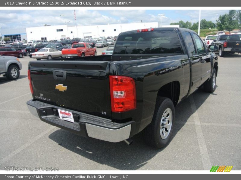 Black / Dark Titanium 2013 Chevrolet Silverado 1500 LS Extended Cab