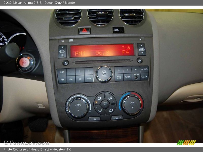 Ocean Gray / Blonde 2012 Nissan Altima 2.5 S