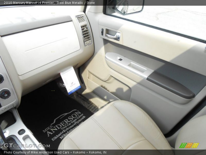 Steel Blue Metallic / Stone 2010 Mercury Mariner I4 Premier