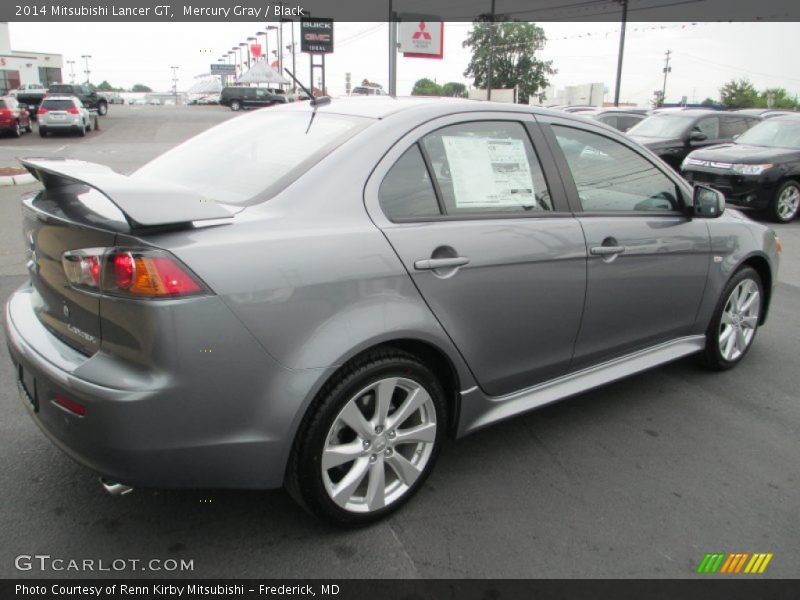 Mercury Gray / Black 2014 Mitsubishi Lancer GT