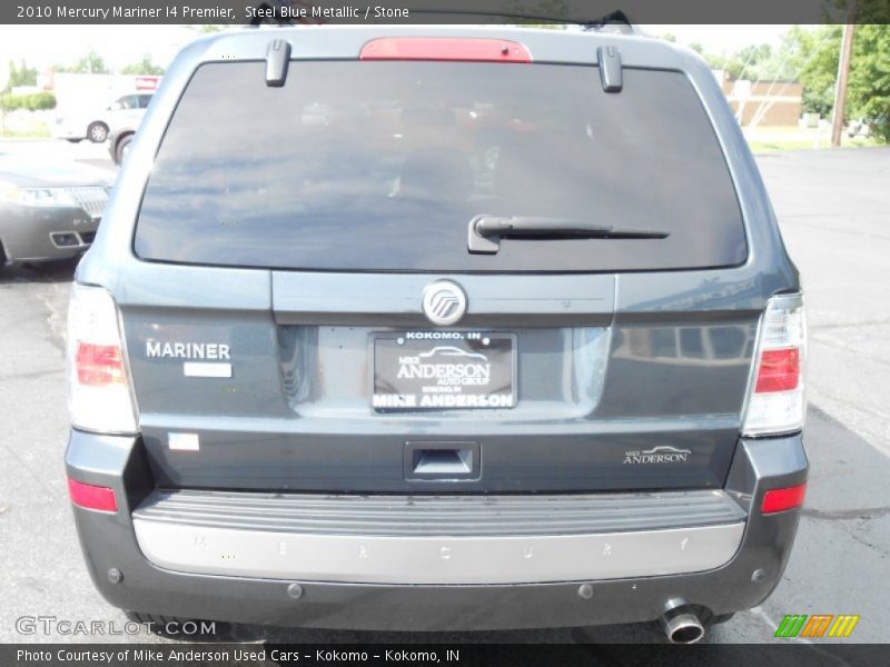 Steel Blue Metallic / Stone 2010 Mercury Mariner I4 Premier