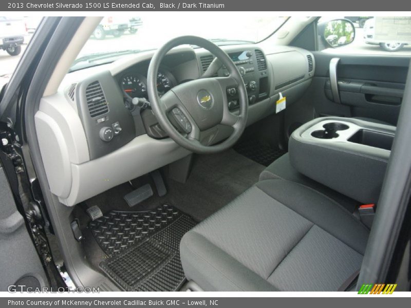 Black / Dark Titanium 2013 Chevrolet Silverado 1500 LS Extended Cab