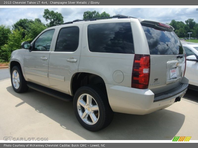 Champagne Silver Metallic / Ebony 2013 Chevrolet Tahoe LT 4x4